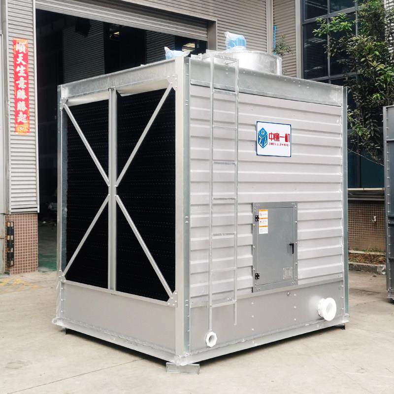 泉州冷却塔玻璃钢方形工业循环水冷水塔50吨80T100吨横流冷却水塔
