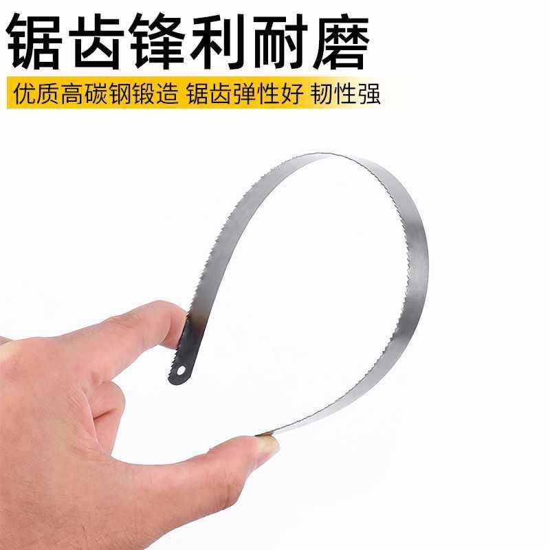 6E3X加厚钢锯条手用锯架锯条碳钢锯条老式迷你手工细中粗齿高速钢