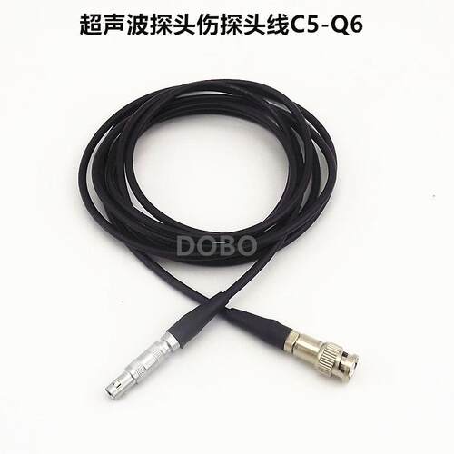 高档超声波探伤仪探晶头线Q96C9C6C5QL据5高频数超软检测连接线单