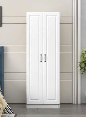 欧式童单窄柜现代简约两门儿衣储物单收纳卧室74993衣橱门简易立