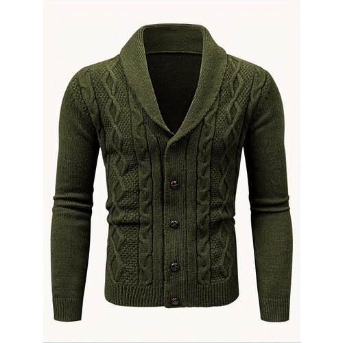 T 29893 Patchwork men's knit cardigan 拼接士休闲针织开衫