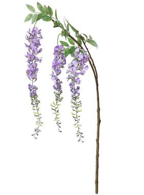 高档婚庆吊顶装饰藤条豆花豆瓣花仿真紫藤花酒店装饰大枝紫藤花