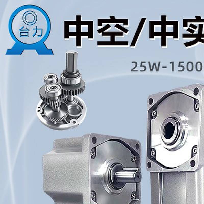 台力中空减速电机卧式微型减速马达 220V大扭矩调速电机