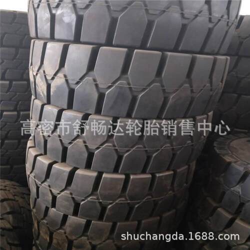 供应18x7x12工程轮胎 压配式实心轮胎 钢圈压配式前移叉车