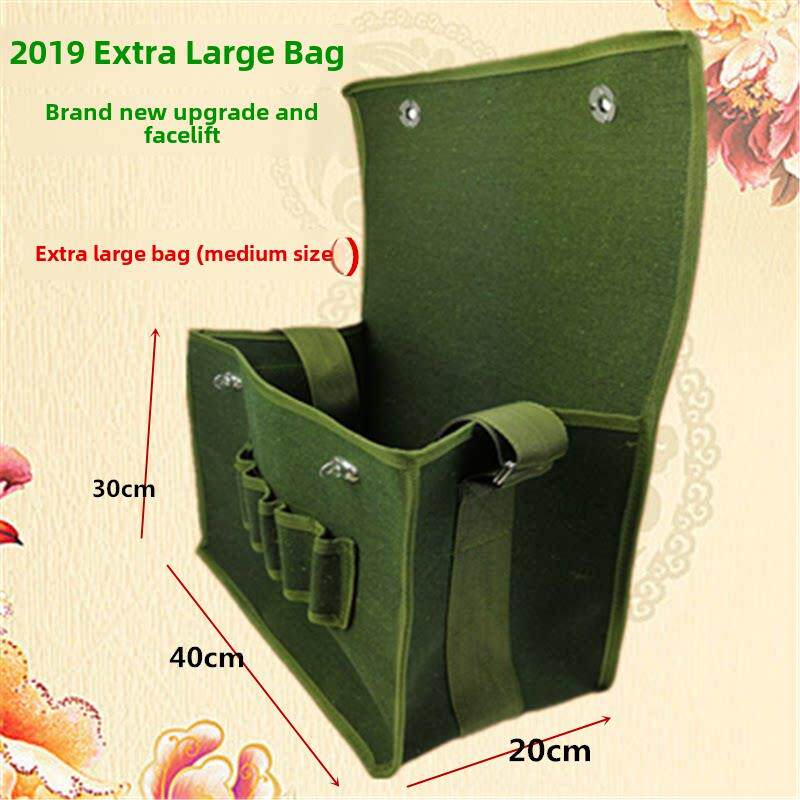 工具袋帆布肩袋修补袋五金工具袋口袋中大号加肥耐磨耐用特大号包