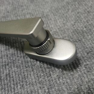 断桥铝平开窗把手带锁纱窗一体儿童保险旋钮电解执手方轴门窗配件