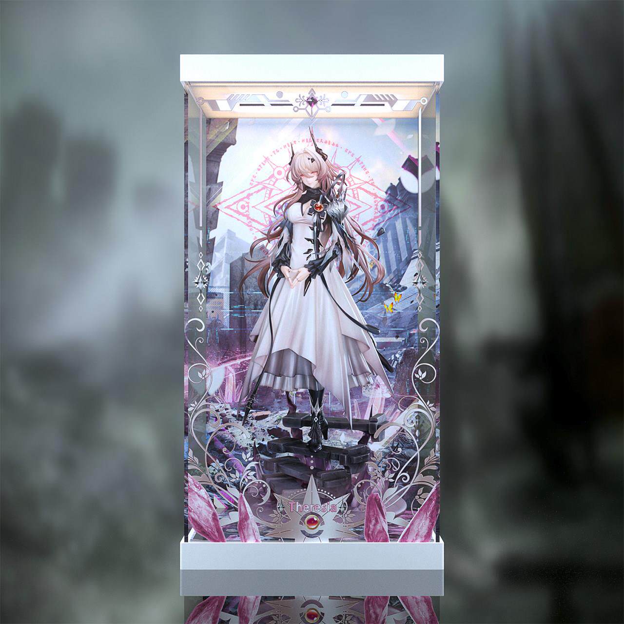 【移不动】Myethos明日方舟 特蕾西娅 魔王 亚克力主题背景展示盒图片