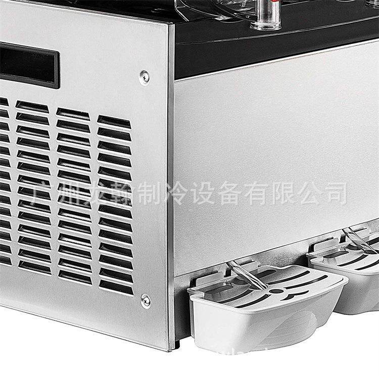 商用两缸15L容量雪融机全自动雪粒机果汁雪泥机厂家