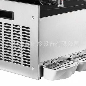 商用两缸15L容量雪融机全自动雪粒机果汁雪泥机厂家