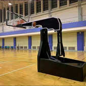 供应室外三色篮球架 比赛可升降篮球框 移动篮球架比赛平箱篮球架