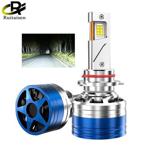 F7汽车LED大灯双铜管大功率强光h1h11h7超亮h4远近一体9005灯泡