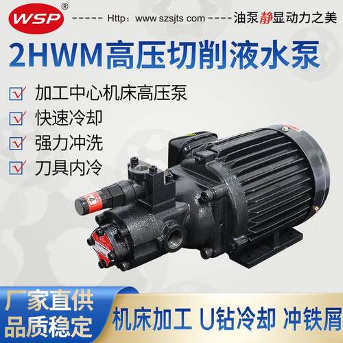 厂家直销高压切削液水泵TOP-210HWCNC加工中心冷却泵工业高压泵