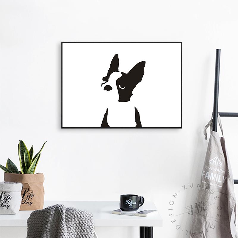 猫肥家润电表箱装饰画 日式上翻电闸壁画 现代简约配电箱遮挡挂画