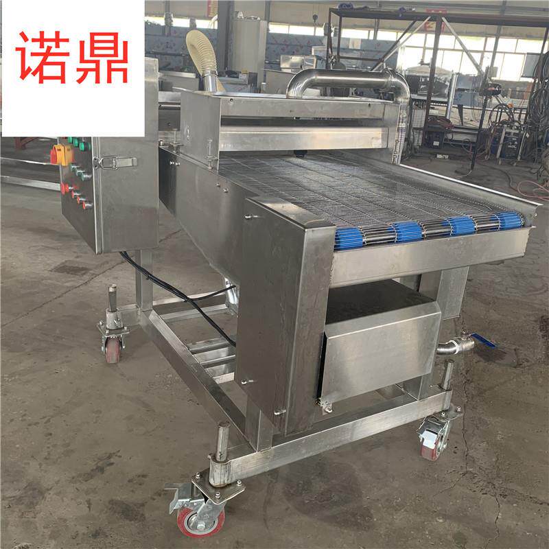 全自动鸡上淋浆机 休闲食品浆裹排粉油炸 挂机厂家ND浆 机械