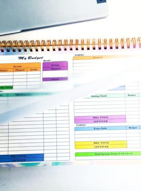 Budget Planner Monthly Finance Organizer with Expense Tracke