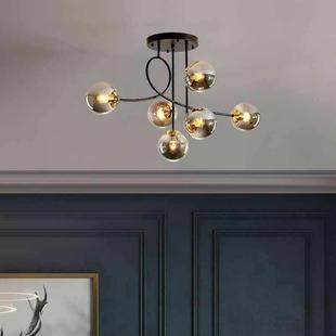 北欧风格 灯具客厅灯分子后现代简约大气卧室房间家用树枝餐厅吊灯