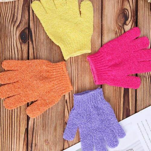 2pc Body Massage Sponge Shower Scrubber Bath Gloves Skin Bat