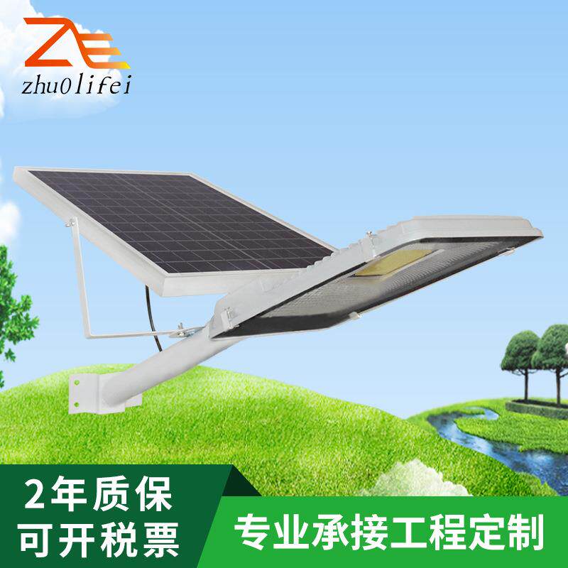 高亮LED路灯40W60w100W太阳能灯分体摇控路灯一体化道路灯