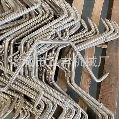 家加工不锈钢猪肉钩厂屠宰钩单钩挂肉972钩宰锈钢屠宰钩屠线挂不