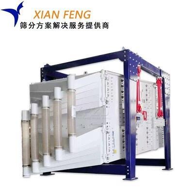 复式方形摇摆筛石英砂硅砂粉末化工用振动筛可多层使用
