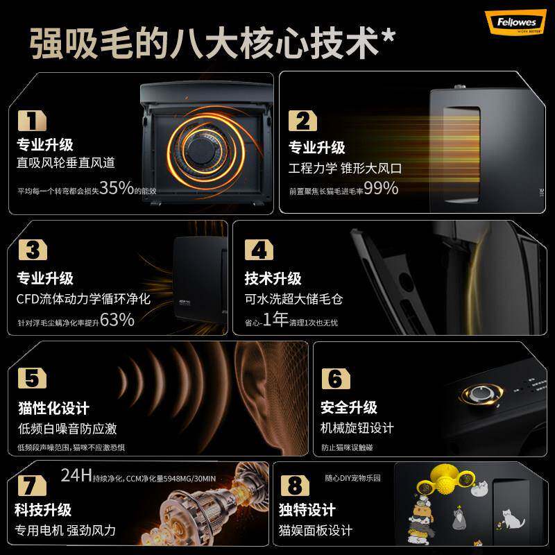 范器罗士气净化宠物吸猫毛浮毛除烟空杀菌除异味过敏源AeraMaxP除