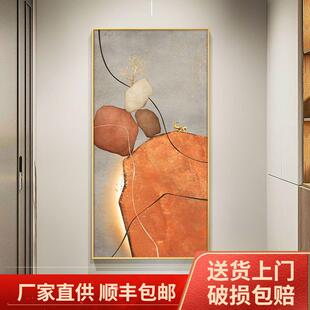 2026轻奢风格 饰画简约大尺寸现代鹿 入户玄关画走廊过道尽头客厅装