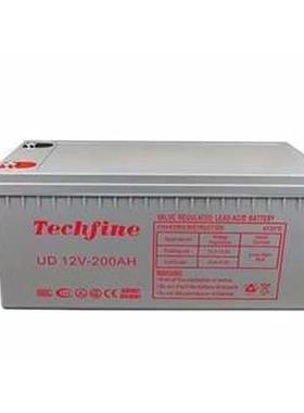 Techfine泰琪丰蓄电池 12V200AH直流屏 电梯门禁 UPS/EPS电源主机
