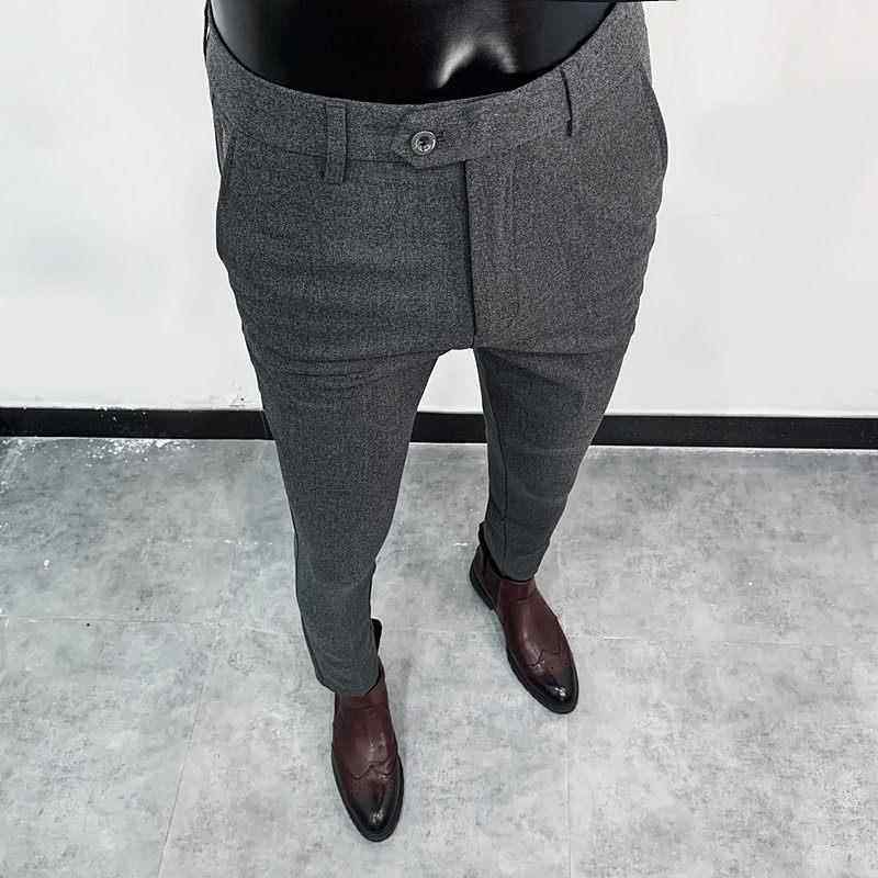 春新款休闲裤男士西装裤子潮流修身小脚长裤商务西裤男季0119w,男装,西裤,淘宝优惠券,粉丝福利购,淘宝优惠卷