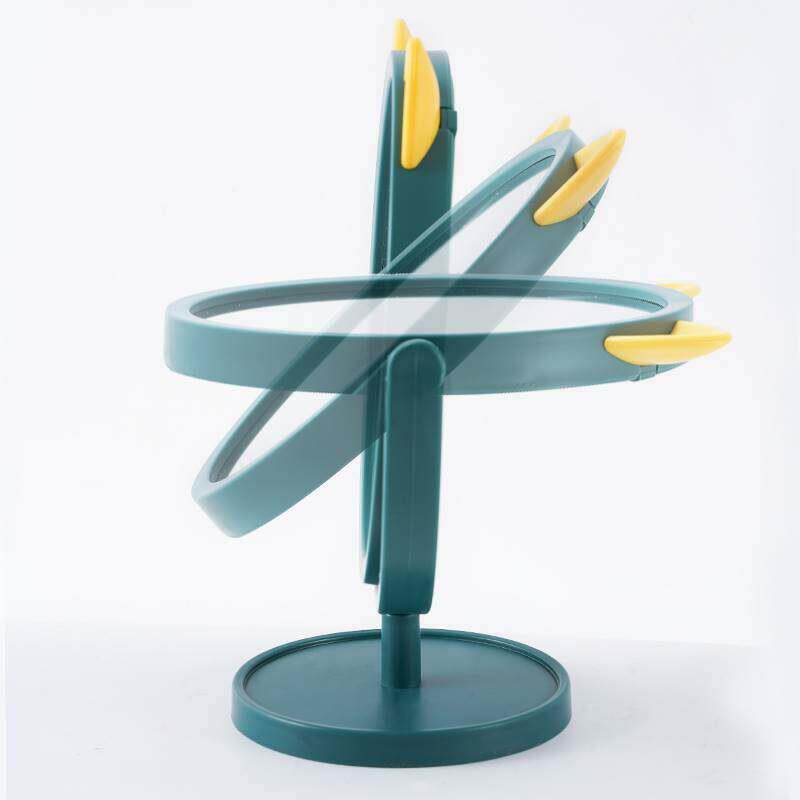 化妆镜台式可旋转高清小镜子桌面学生宿舍公主镜家用创意梳妆镜子