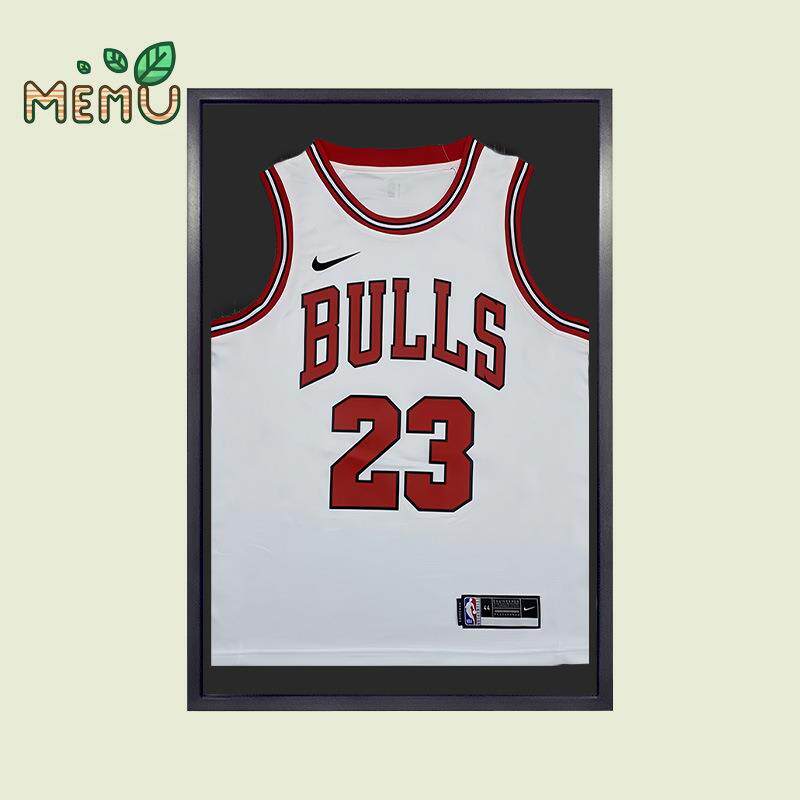 球衣收藏展示相框足球篮球网球球衣画框实木装裱框大尺寸相框