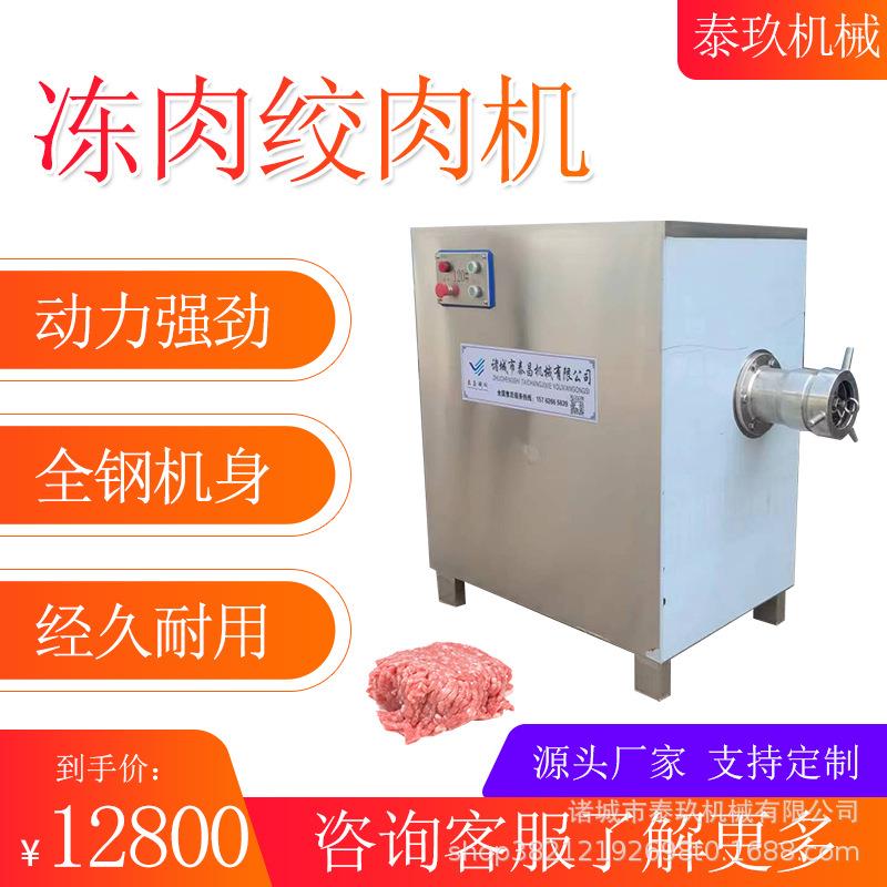 微冻肉鸡肉绞肉机立式虾滑鱼肉绞泥机肉类蔬菜搅碎机不锈钢单绞机