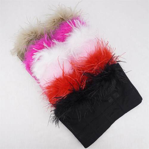 Feather tank top, women's outerwear, no underwear, short
