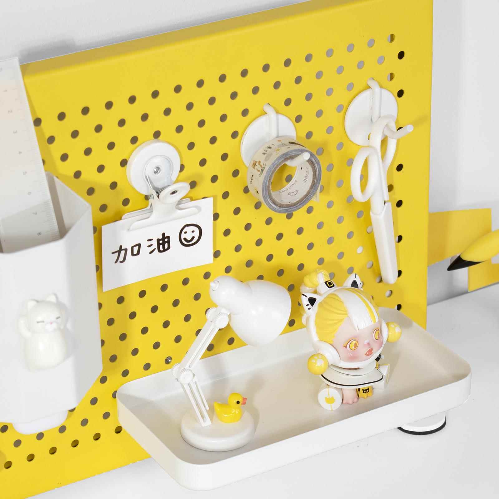 式洞铁艺桌面板置物架立免打孔装MXN饰架展示架书桌收洞纳架