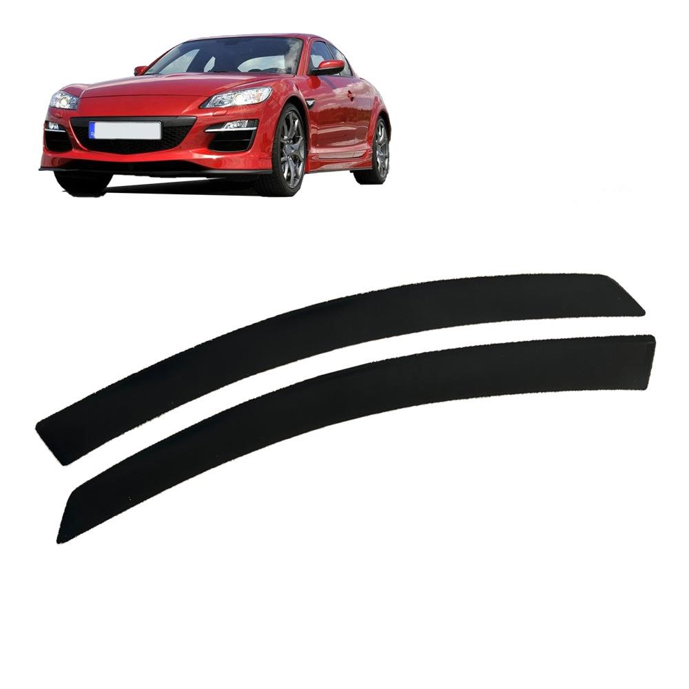 适用马自达Mazda RX-8 2003-2012晴雨挡侧窗导流板雨眉加厚注塑透