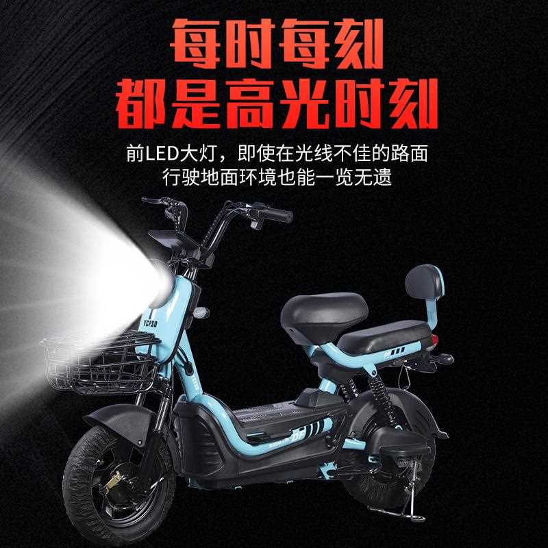 新款直销跨境新款成人电动自行车新国标电动车48V代步车外贸