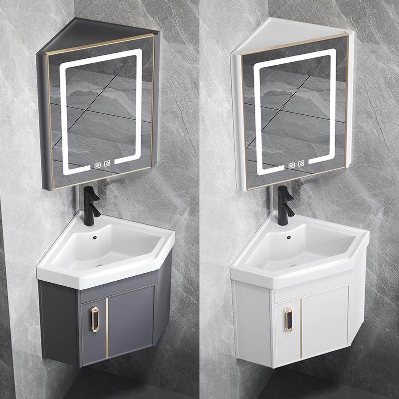 挂墙式转角三角洗手盆浴室柜组合陶瓷卫生间小号迷你洗脸盆洗漱台,家装主材,浴室柜组合,淘宝优惠券,粉丝福利购,淘宝优惠卷