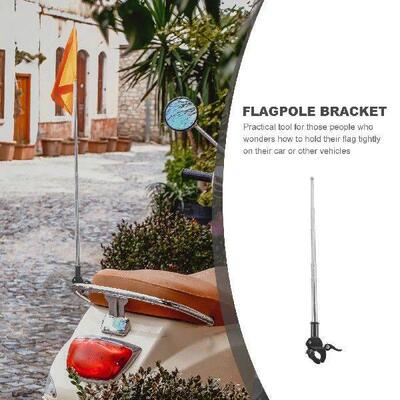 Cup Flag Pole Bracket Base Mounting Stand Poles Car