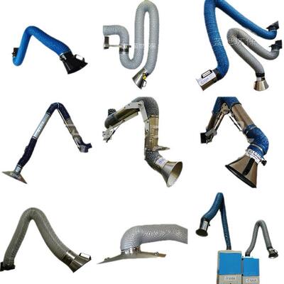 管300mm不锈钢吸臂万向柔性吸径气臂吸尘臂抽排臂焊烟吸烟LANS-12