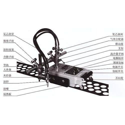 广东佛山改进型半自动切割机轨道切割机/小车型切割机数控切