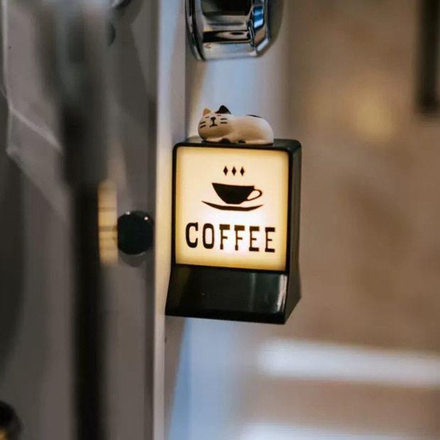 美式咖啡小店coffee冰箱贴磁吸咖啡灯牌治愈夜灯装饰摆件