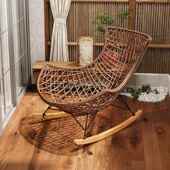 I1家摇摇椅躺单人椅成人台单人休阳闲摇椅客厅午休椅懒人沙发用户