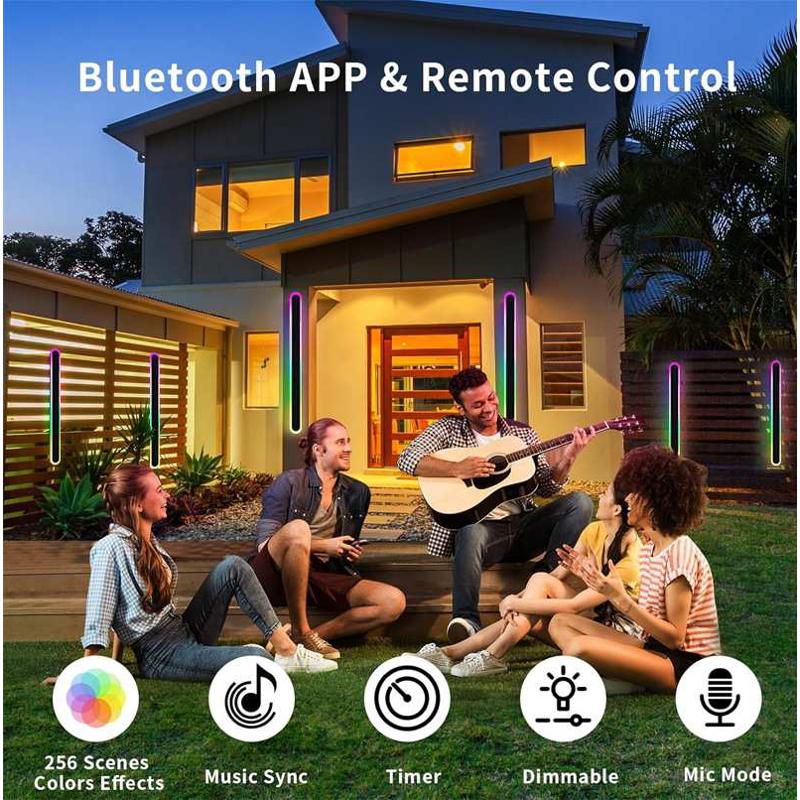 室内防水长条RGB壁灯现代简约时尚别墅酒店LED壁灯室外创意墙围墙