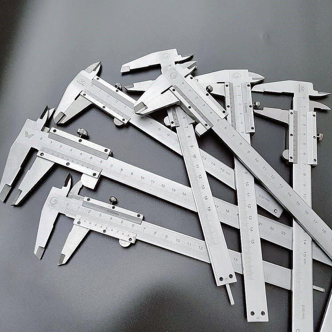 德国品质工业级不锈钢游标卡尺高精度数显一体游标卡尺测量工具15