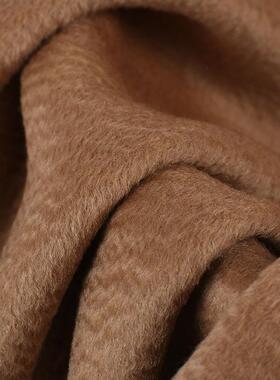 全羊毛水波呢冬纹双面210011呢羊绒面澳料全毛双面大衣秋服装布秋