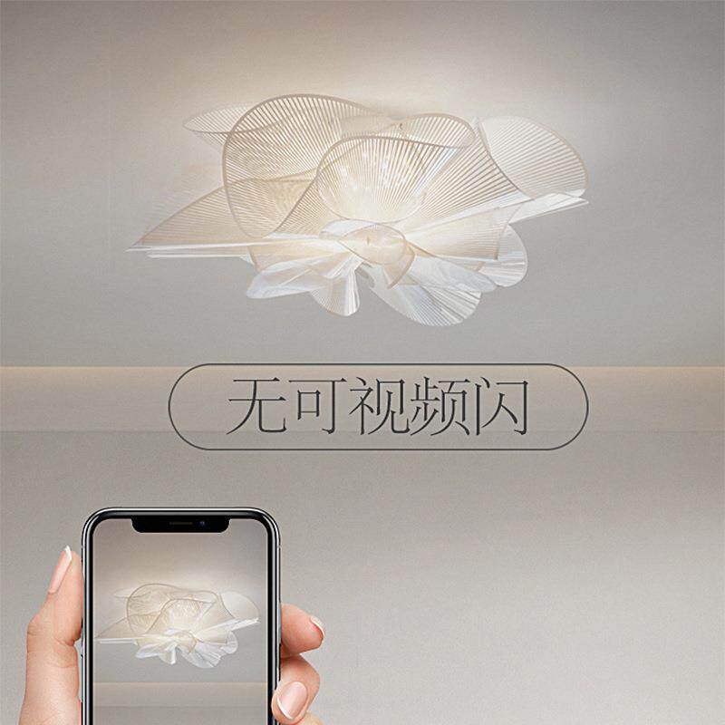 意大利设计师客厅吸顶灯温馨主卧室灯创意艺术儿童房花瓣灯饰跨境