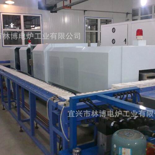 化铝氧烧结推板窑陶炉瓷器滤波金属化工行业林博炉业压电陶瓷烧结