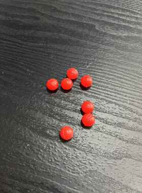 液油位塑料浮球8mm红色空心耐温耐腐圆形玻璃管水位可视漂浮珠标6