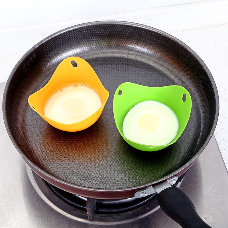 A2571 硅胶煮蛋器耐温食品级硅胶蒸蛋器厨房小工具鸡蛋托