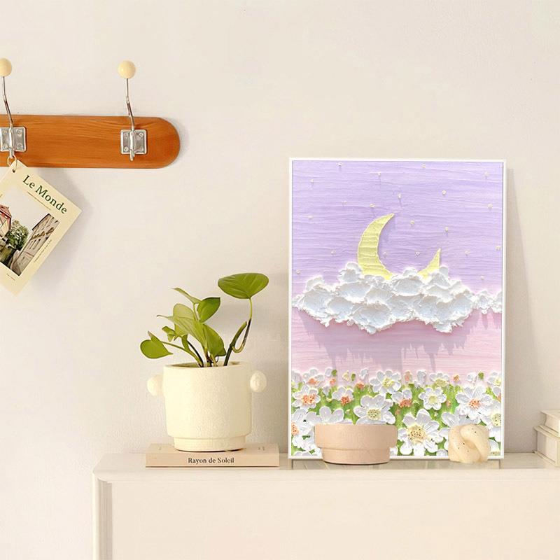 手工diy石英肌理画材料立体砂丙烯数字油画