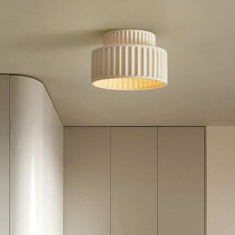 北欧奶油风吸顶灯过道灯走廊灯现代简约卧室灯衣帽间阳台玄关顶灯